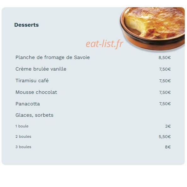 Paolo's Café — carte page 3
