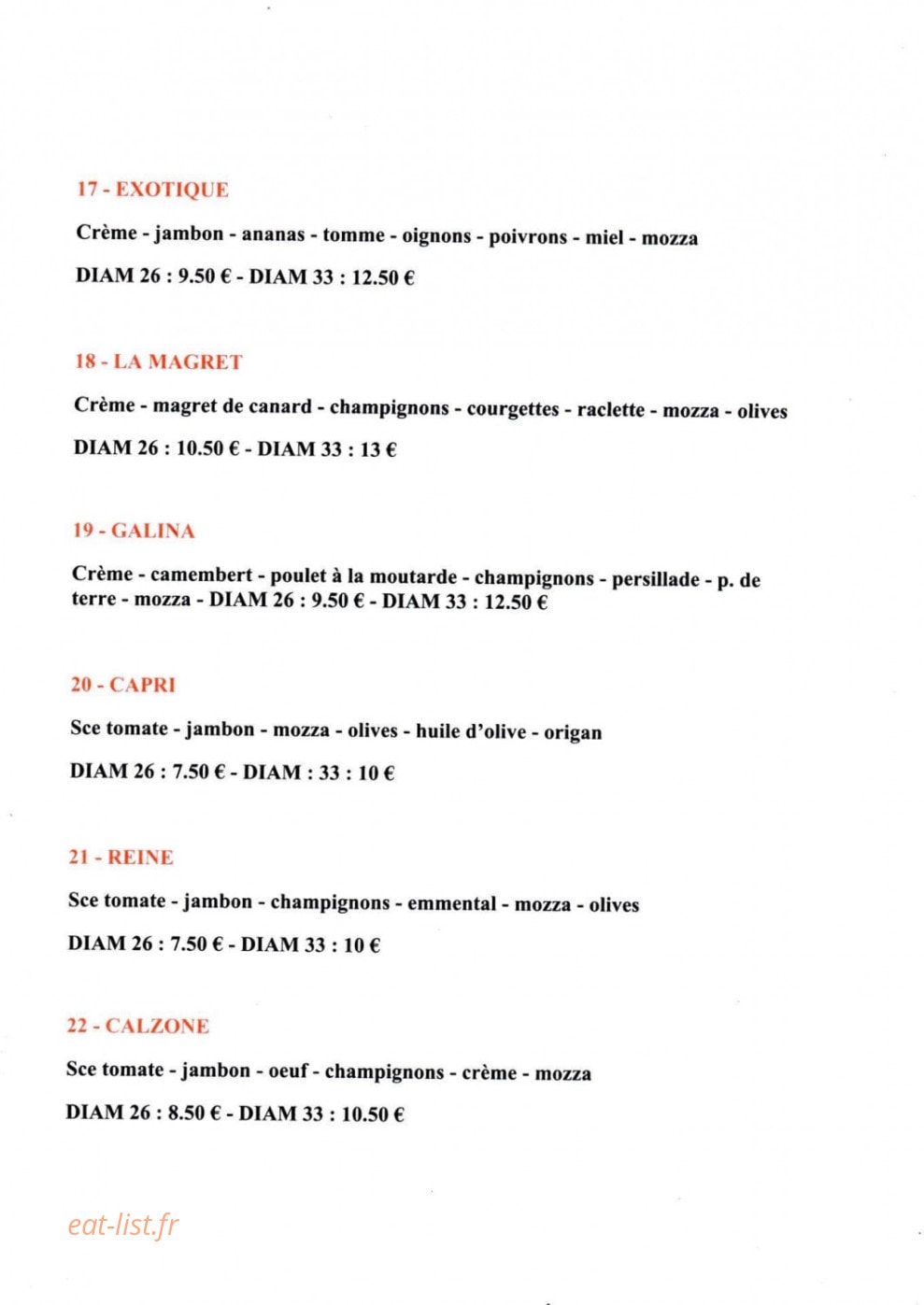 La Belle Sicile — carte page 4
