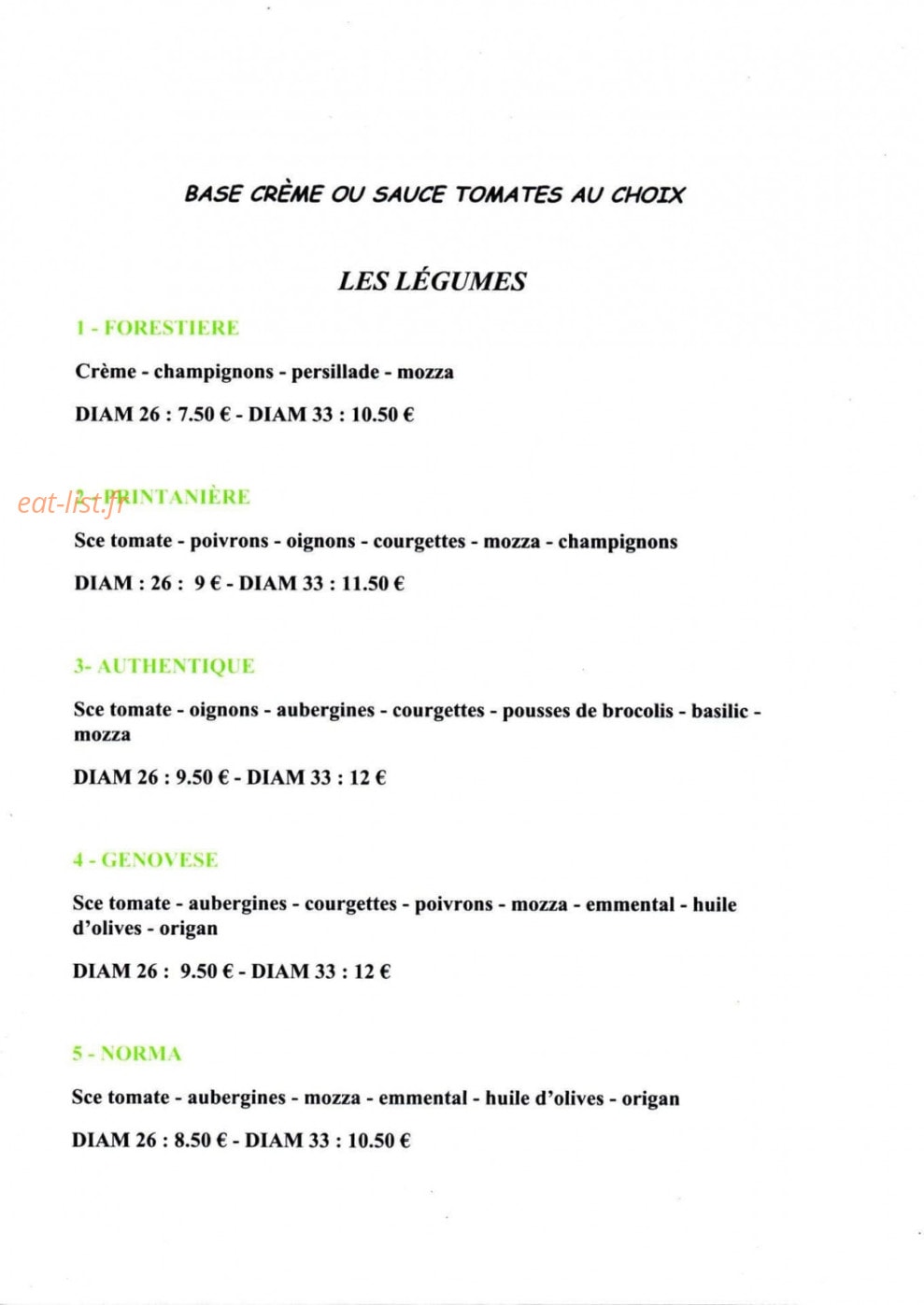 La Belle Sicile — carte page 2