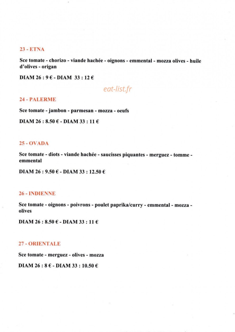 La Belle Sicile — carte page 5