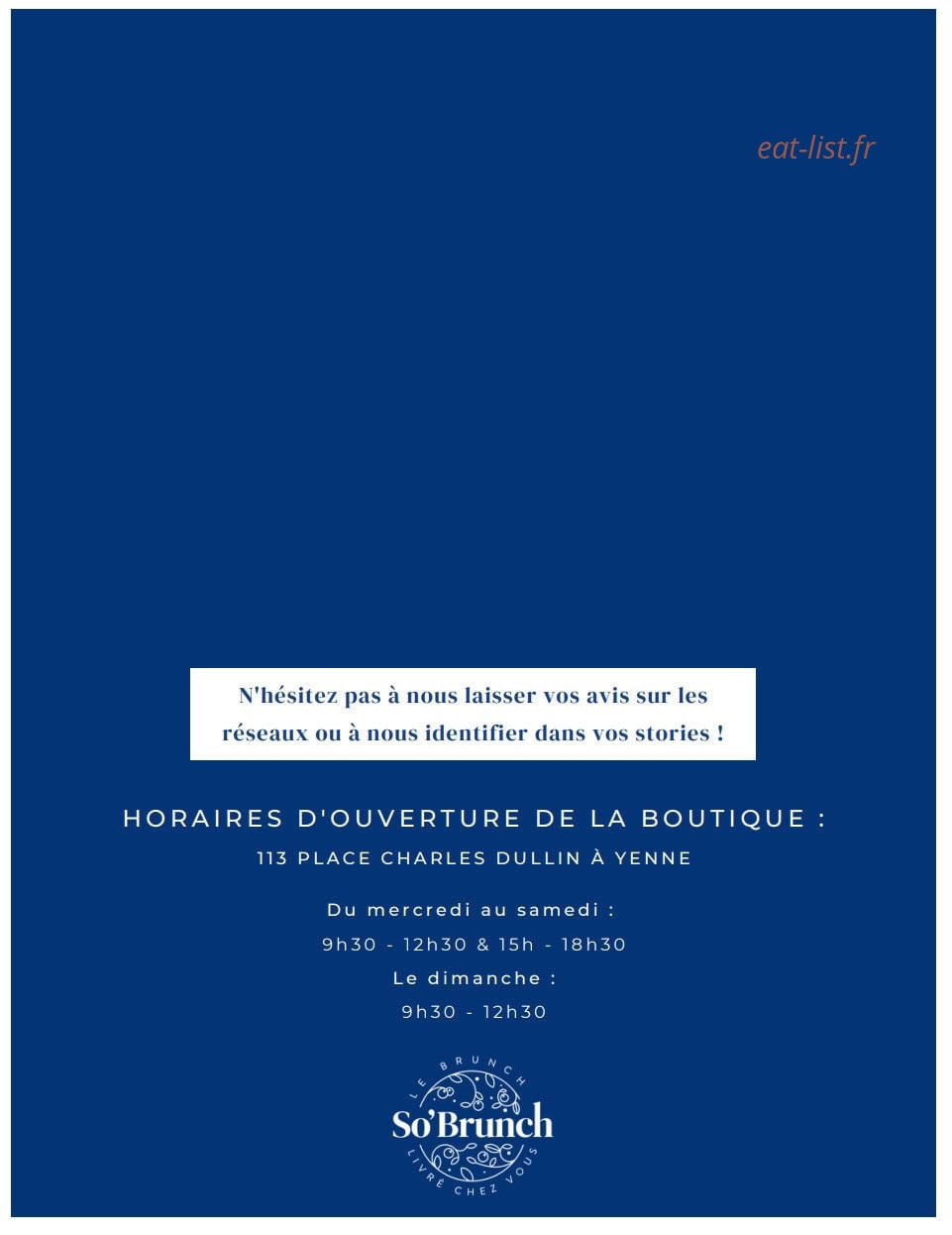 So'Brunch — carte page 4