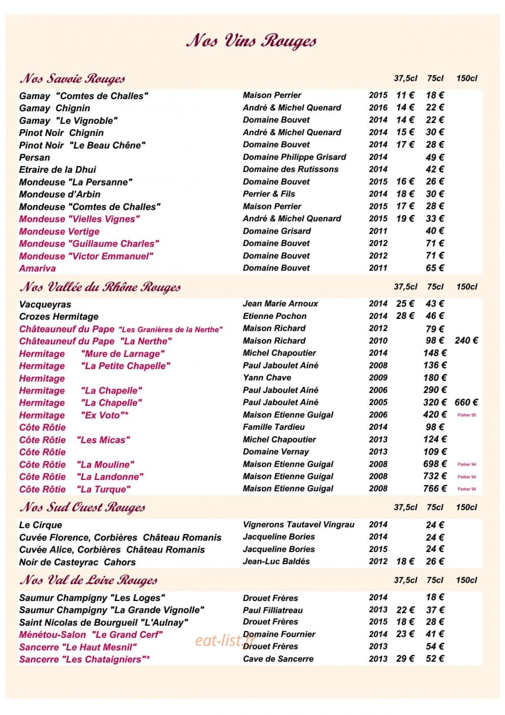 Château des Comtes de Challes — carte page 8
