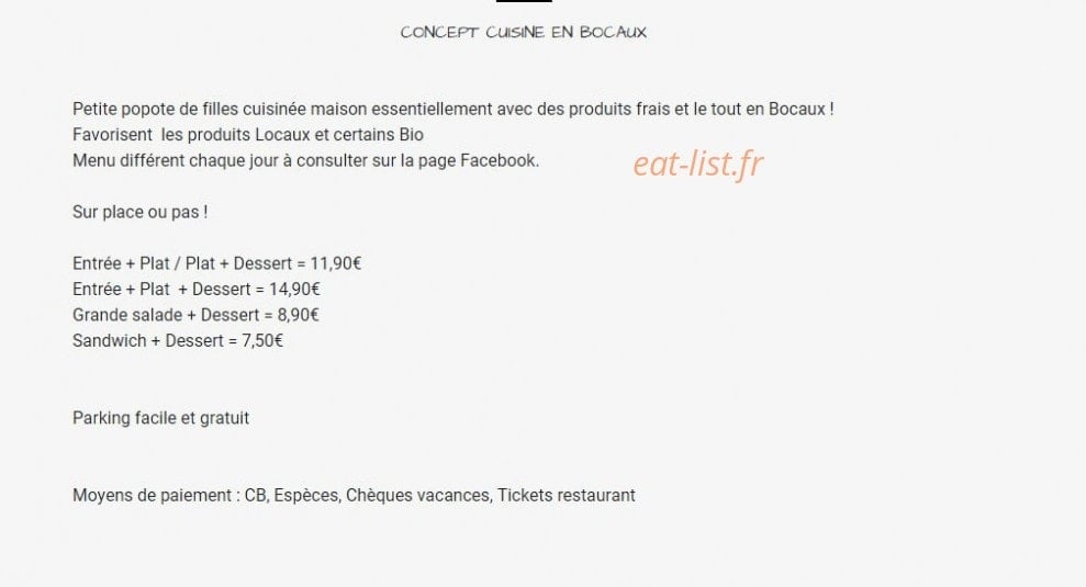 Chez les Filles — carte page 1