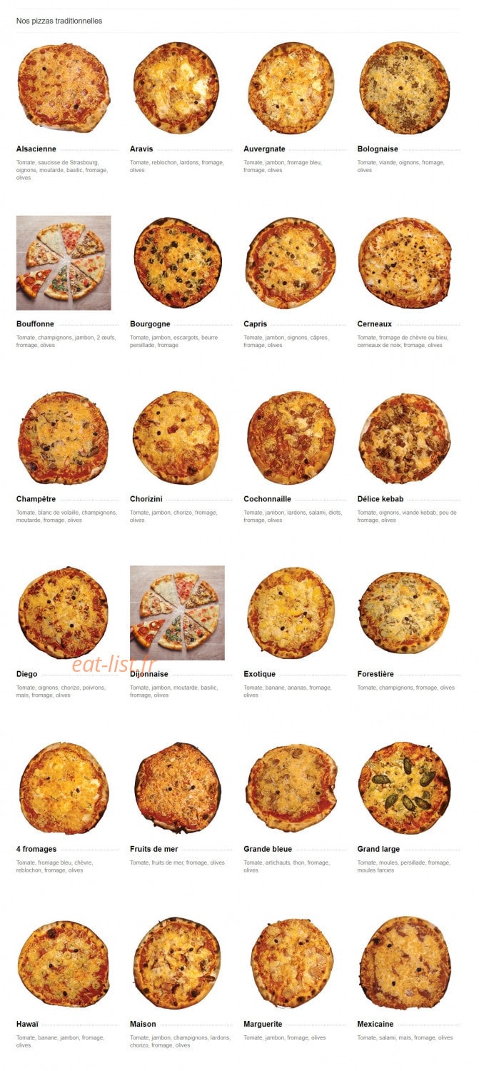 Pizz'Savoyarde — carte page 3
