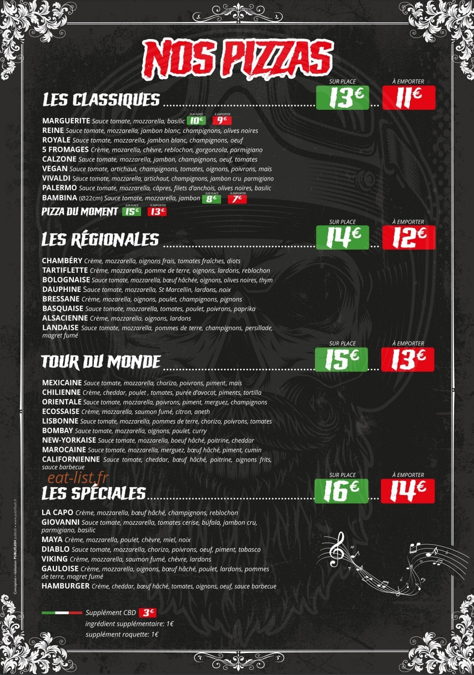 Pizzeria Di Gio — carte page 1