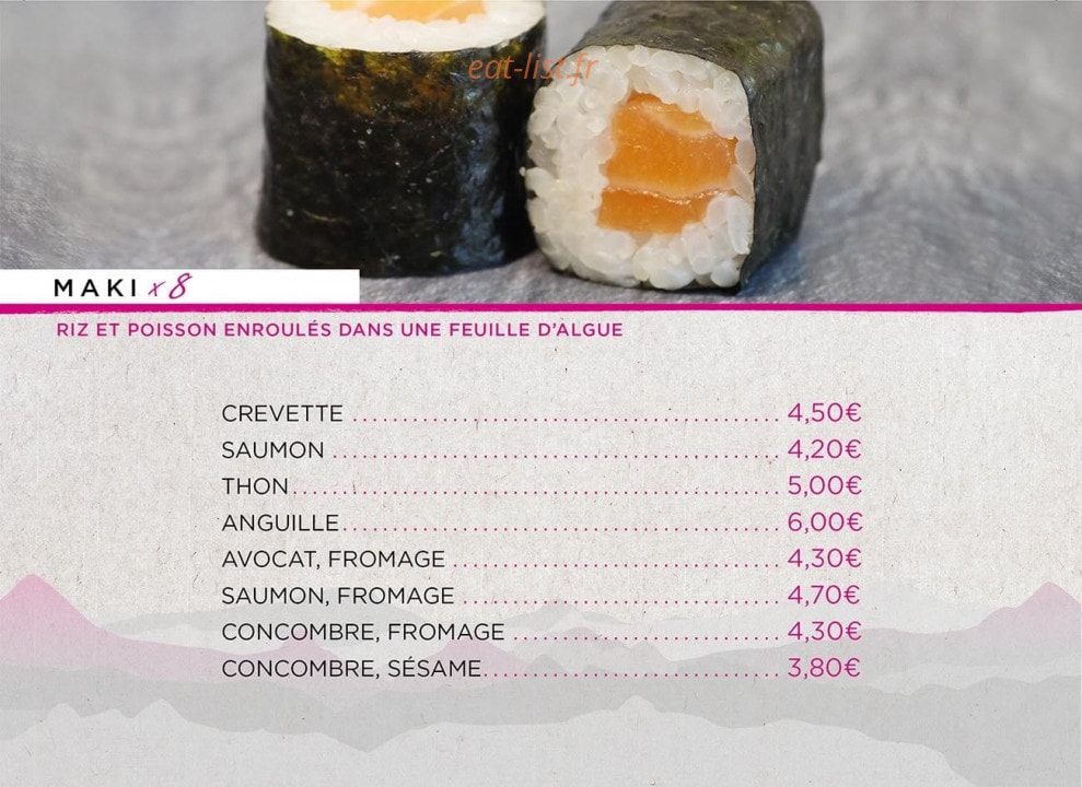 Sushiko — carte page 5