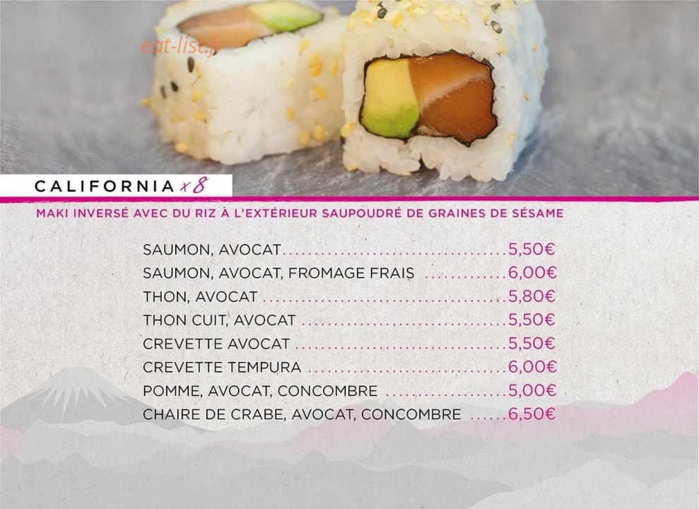 Sushiko — carte page 6