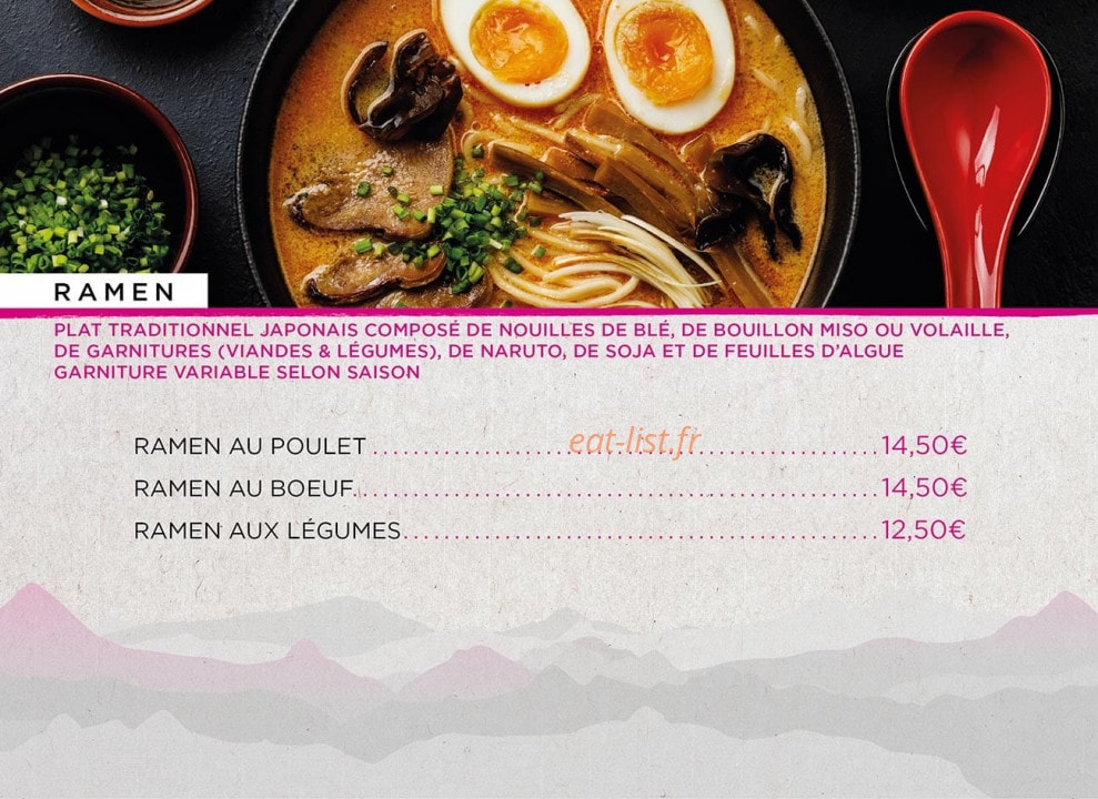 Sushiko — carte page 13