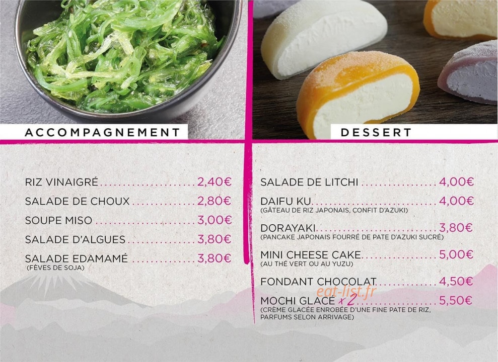 Sushiko — carte page 14