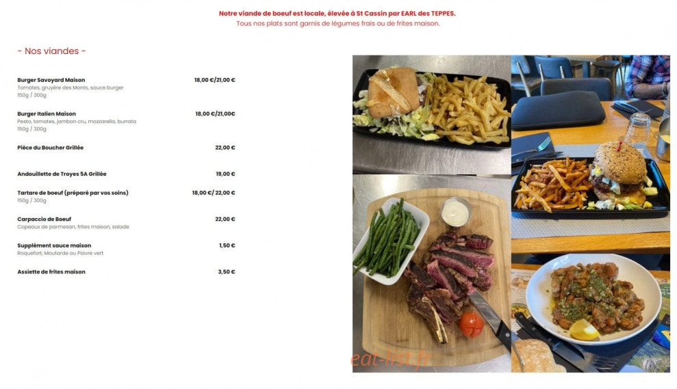 Chez Les Potes — carte page 2