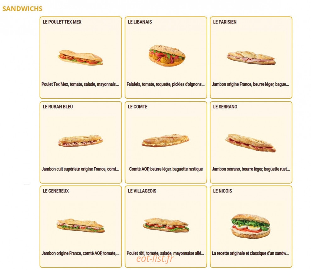 Pomme de Pain — carte page 2