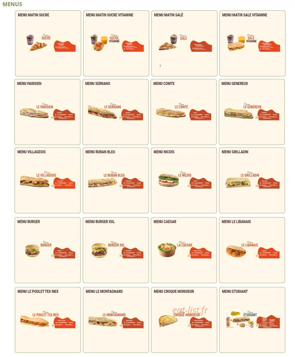 Pomme de Pain — carte page 11