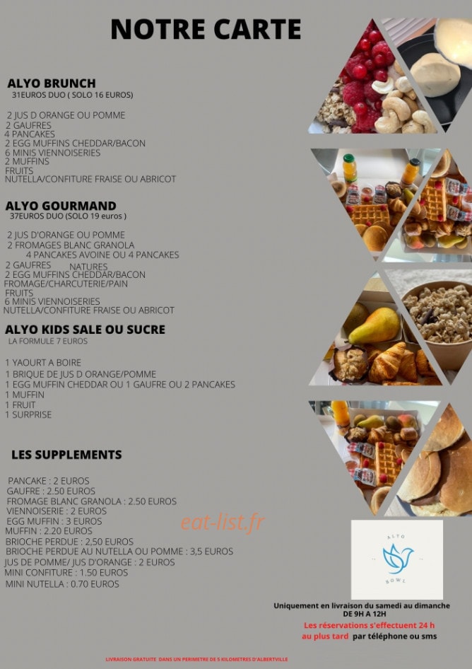 Alyo bowl — carte page 2