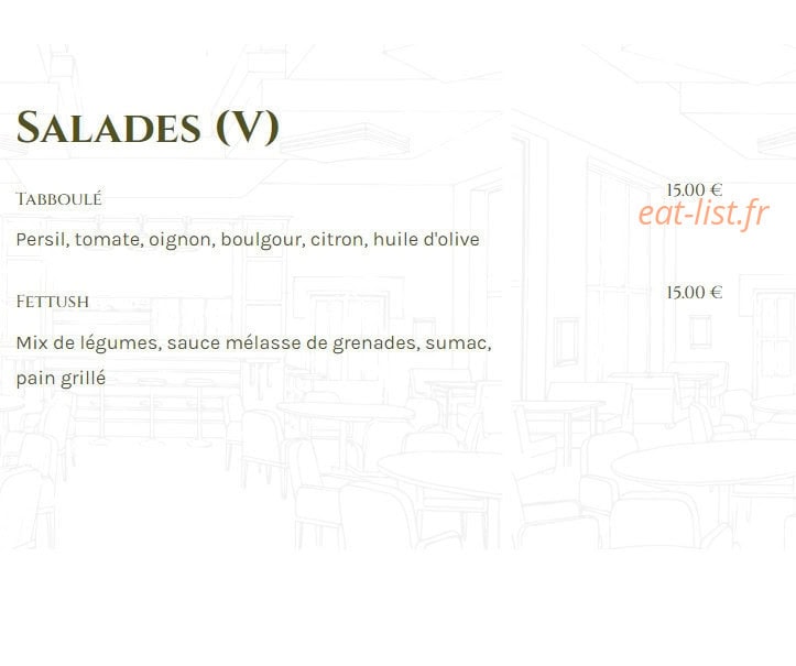 L'Oliveraie — carte page 2