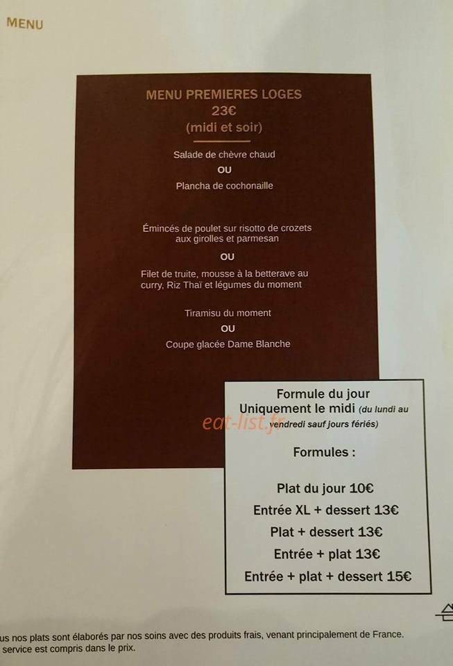 La Brasserie de la Halle — carte page 2