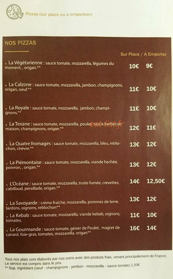 La Brasserie de la Halle — carte page 3