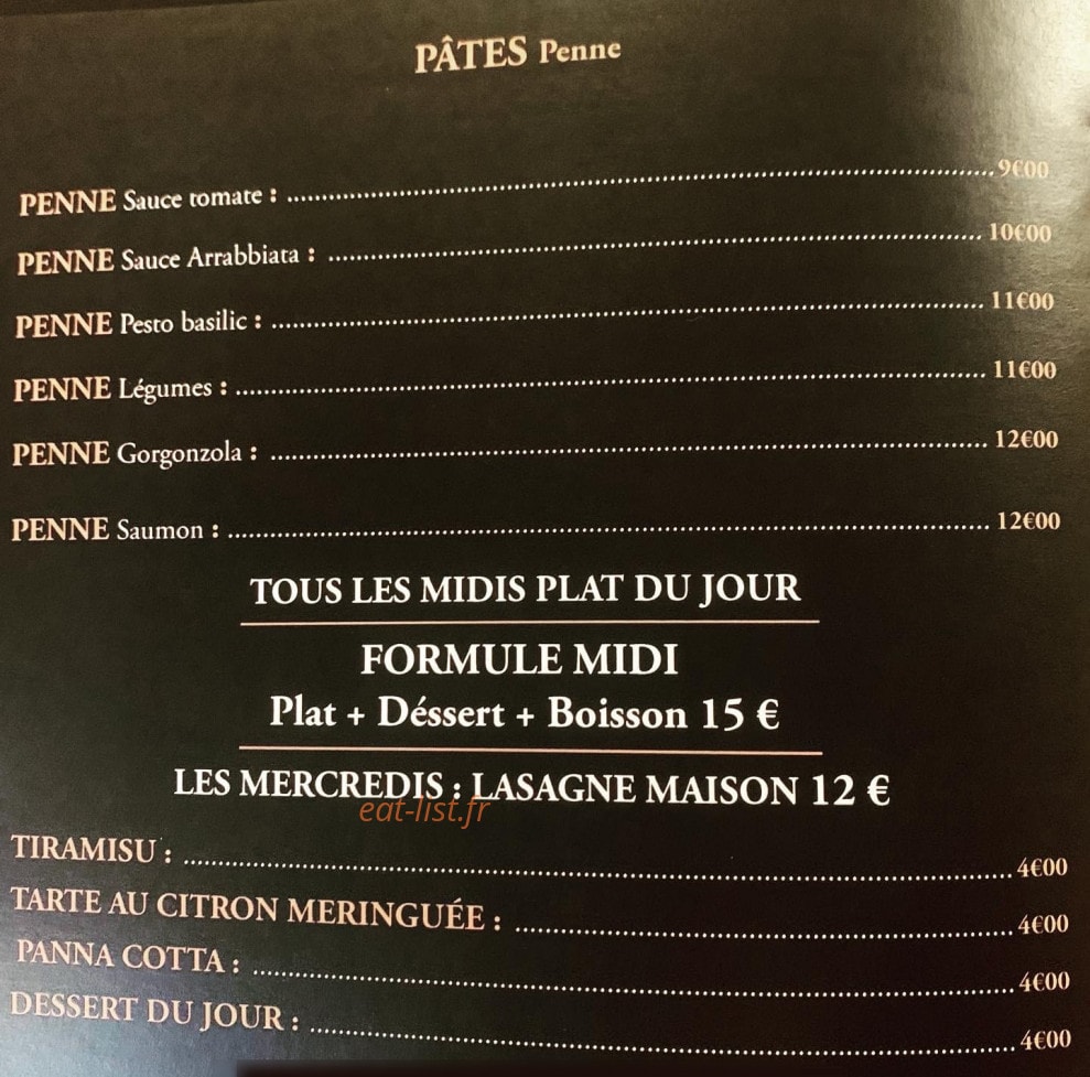 La Mamma — carte page 3