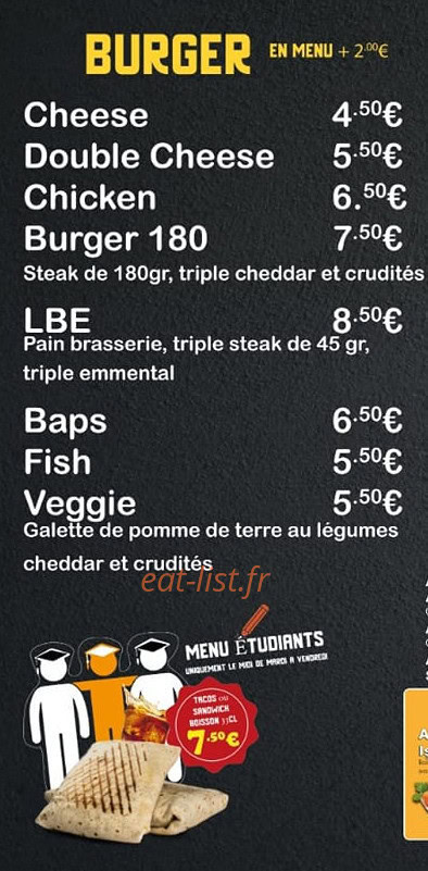Le Bel'Esma — carte page 2