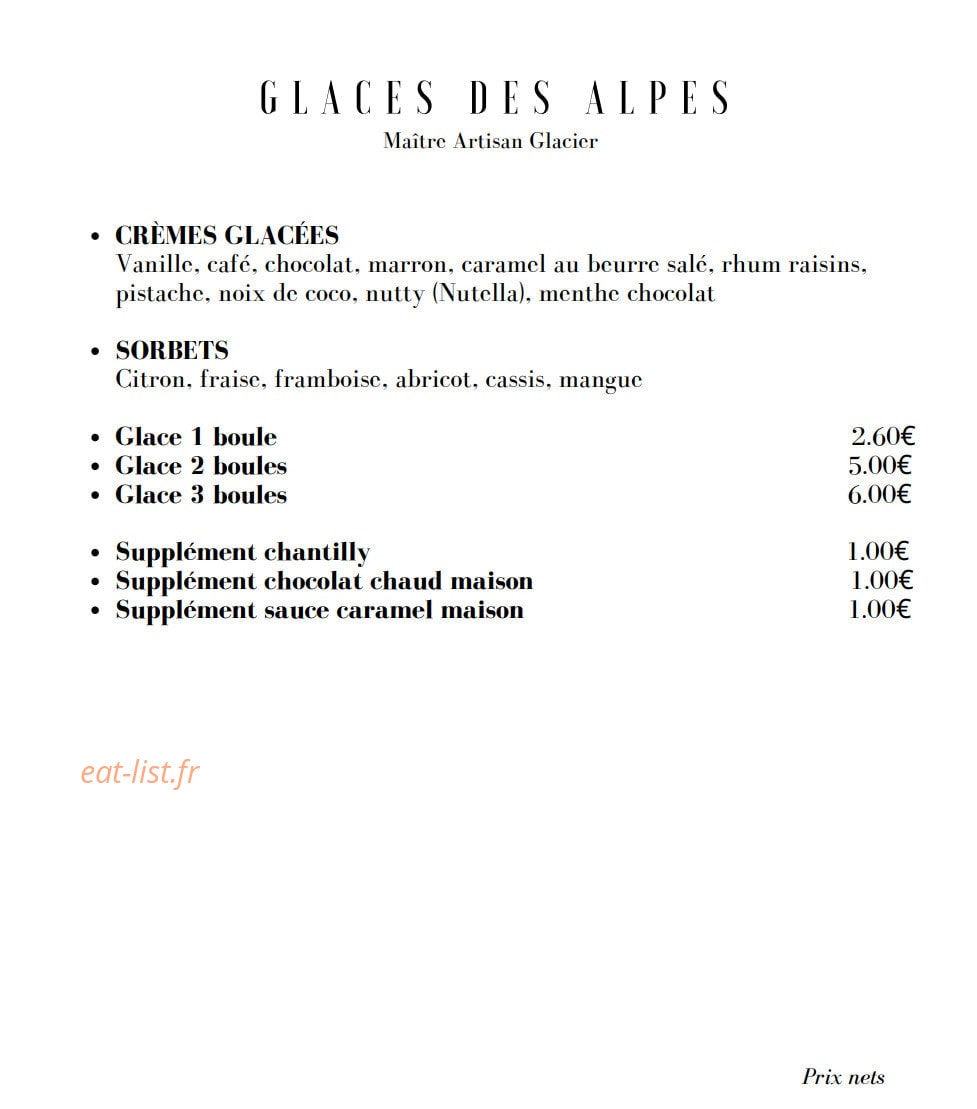 Le Patio — carte page 18