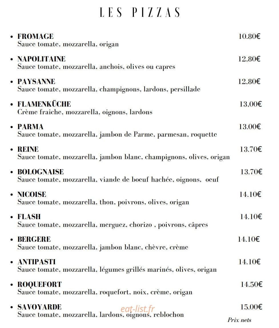Le Patio — carte page 9