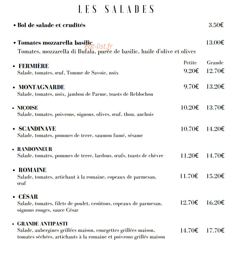Le Patio — carte page 3