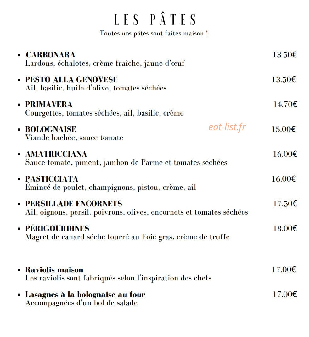 Le Patio — carte page 5