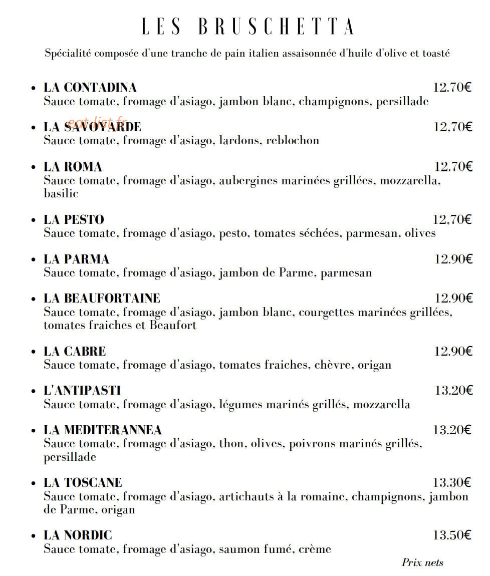 Le Patio — carte page 8