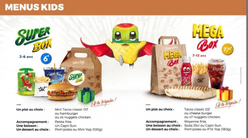 Tacos n'Tasty — carte page 4