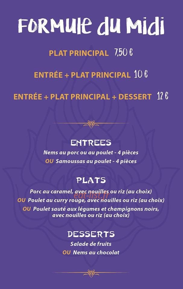 Thai food Station — carte page 4