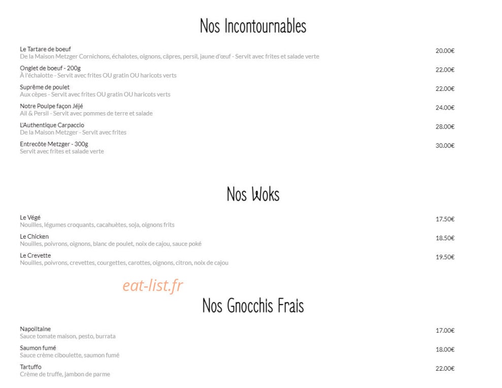 A Cantinetta — carte page 2
