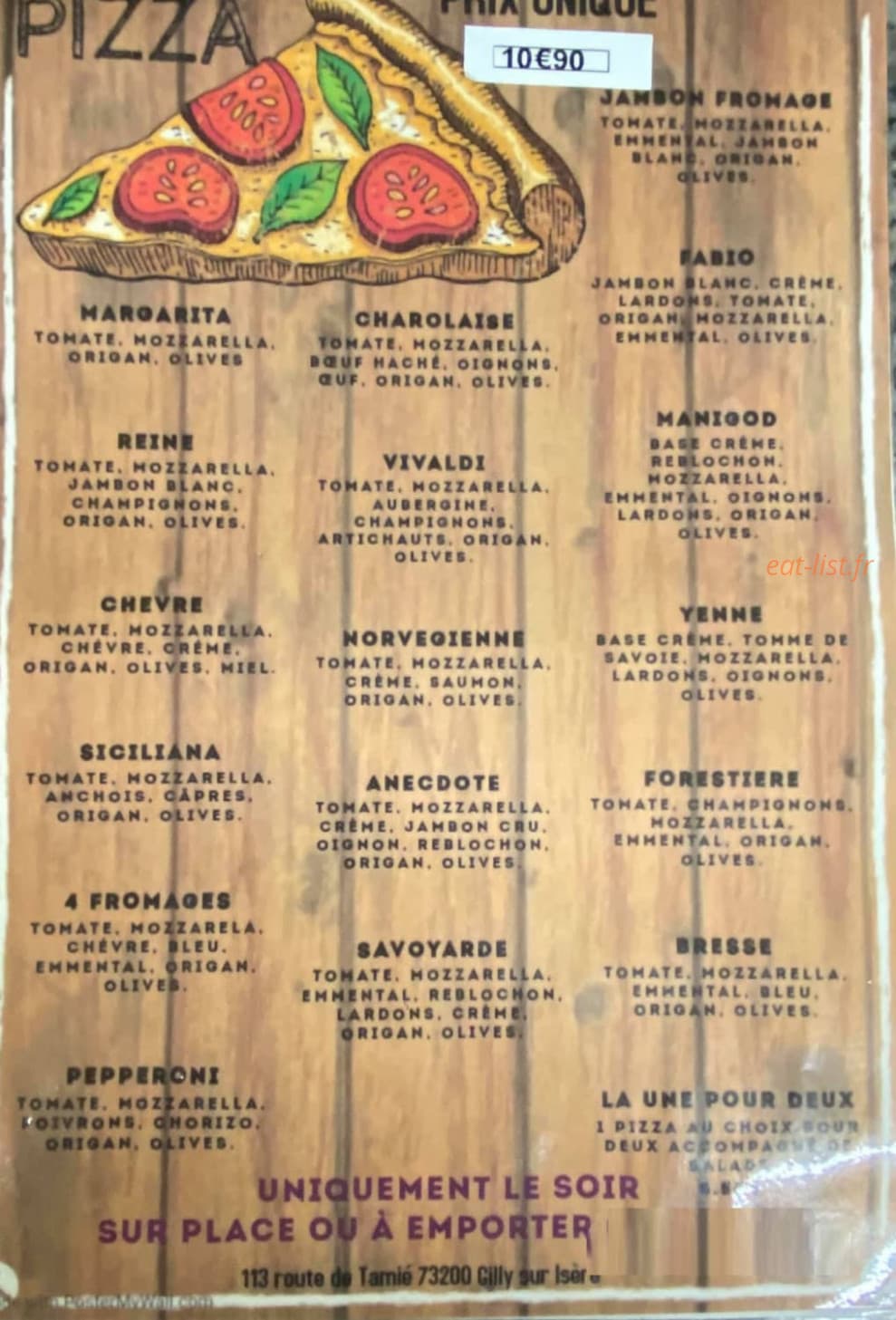 L'Anecdote — carte page 1