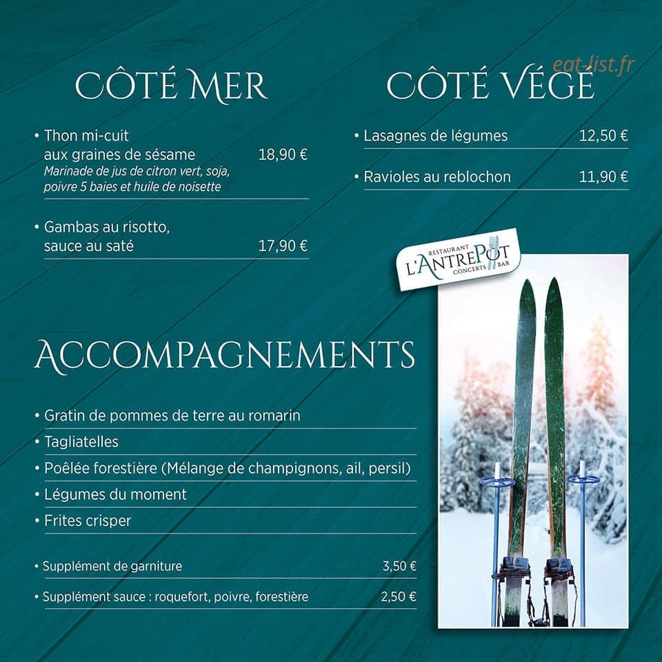 L'AntrePot — carte page 4