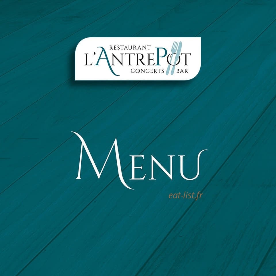 L'AntrePot — carte page 1