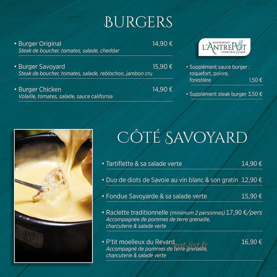 L'AntrePot — carte page 6