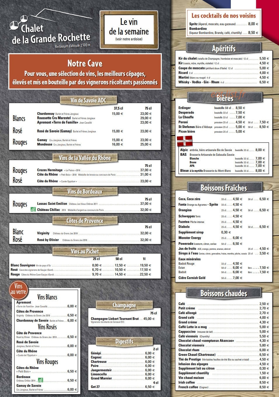 Chalet de la Grande Rochette — carte page 2