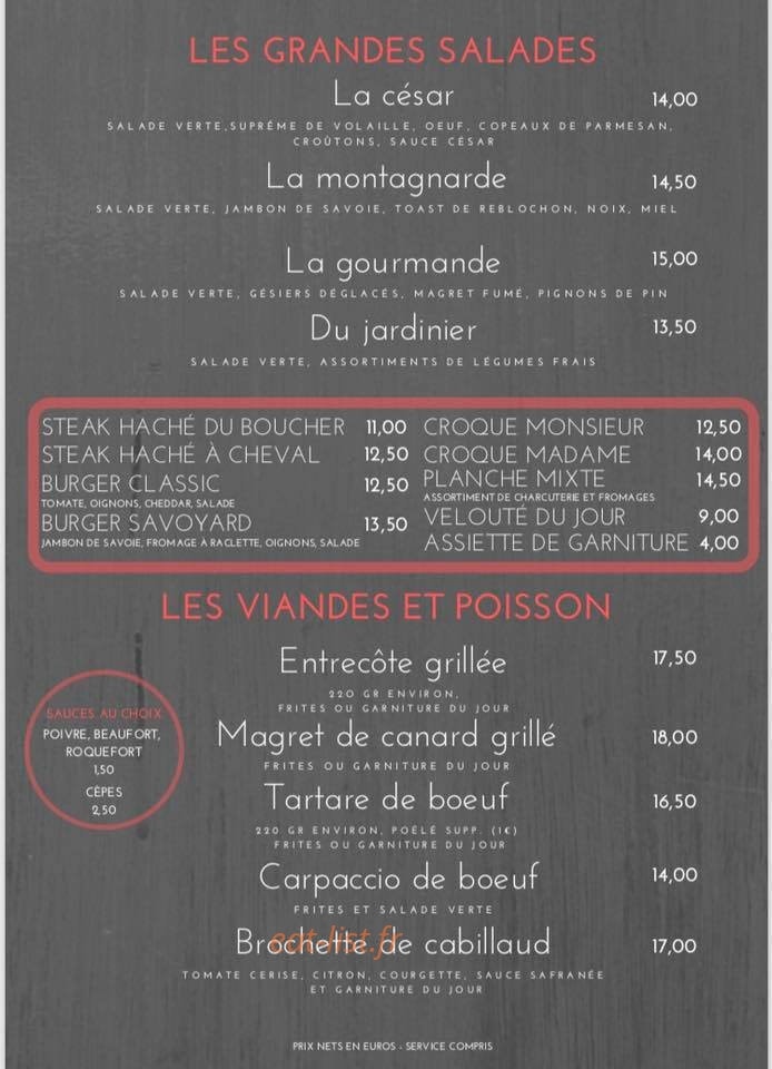 La Terrasse — carte page 4