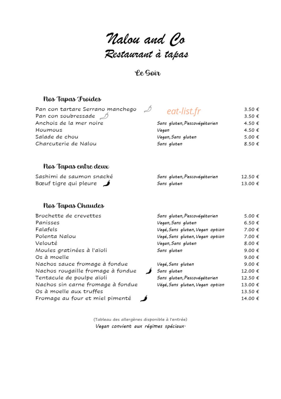 Nalou and Co — carte page 5