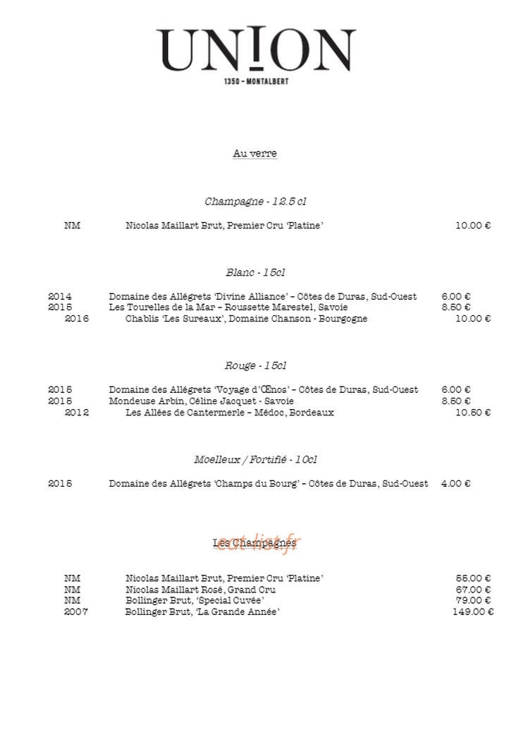 Union — carte page 4
