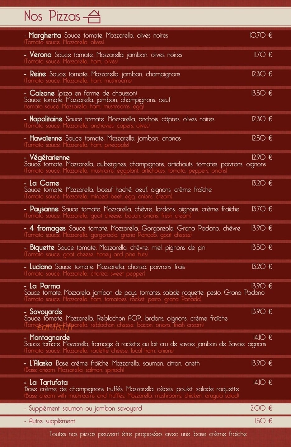 La Zaccota — carte page 2