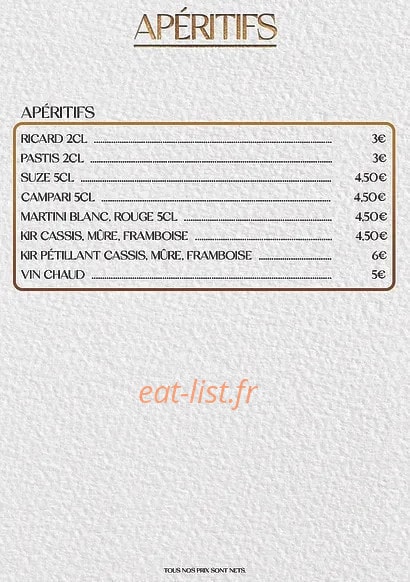 La Bodéga — carte page 4