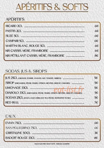 La Bodéga — carte page 5