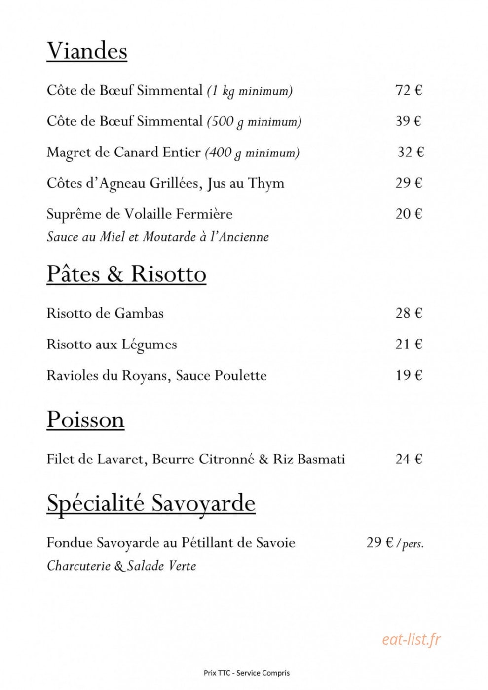 Le Cocoon — carte page 3