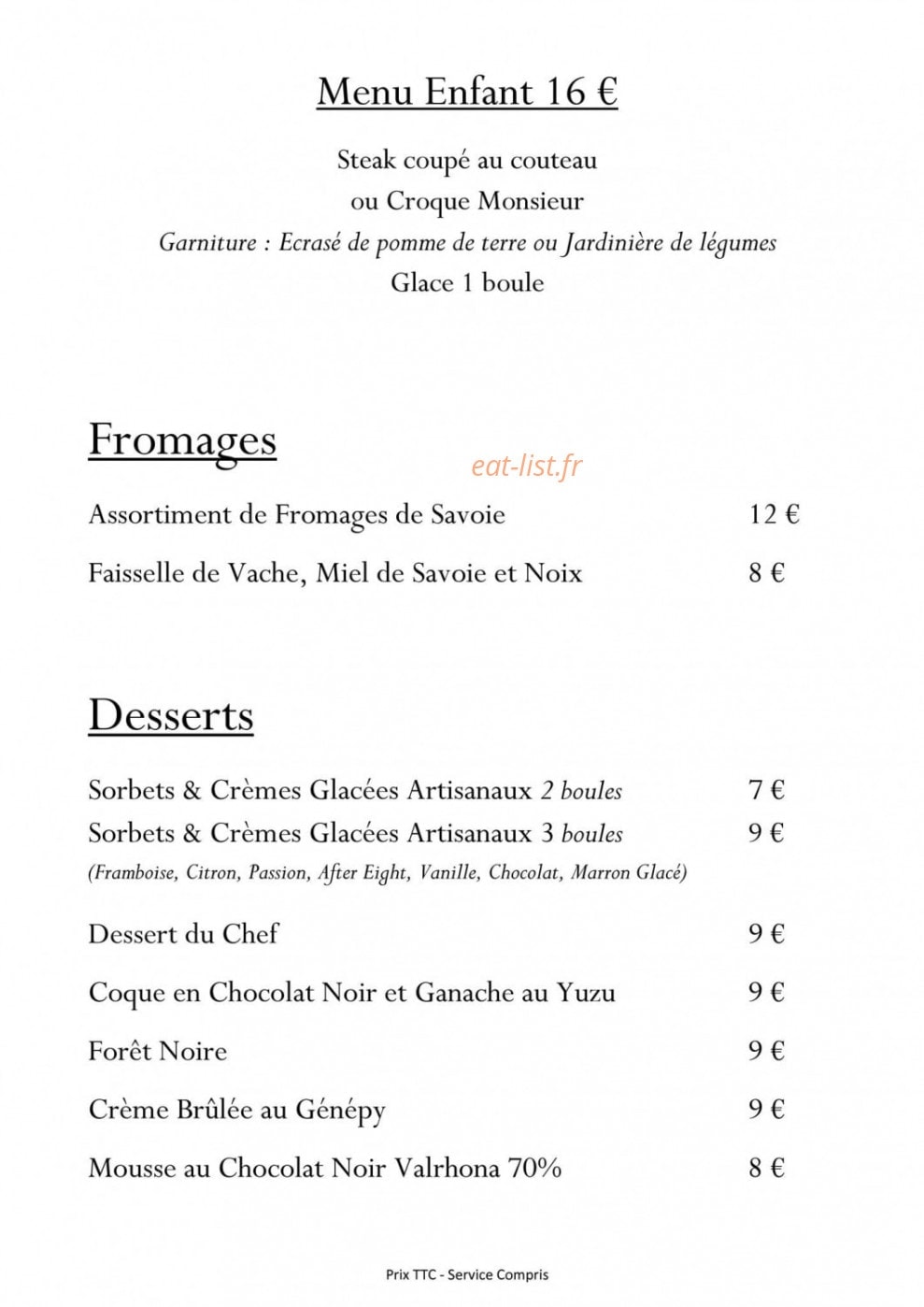 Le Cocoon — carte page 4