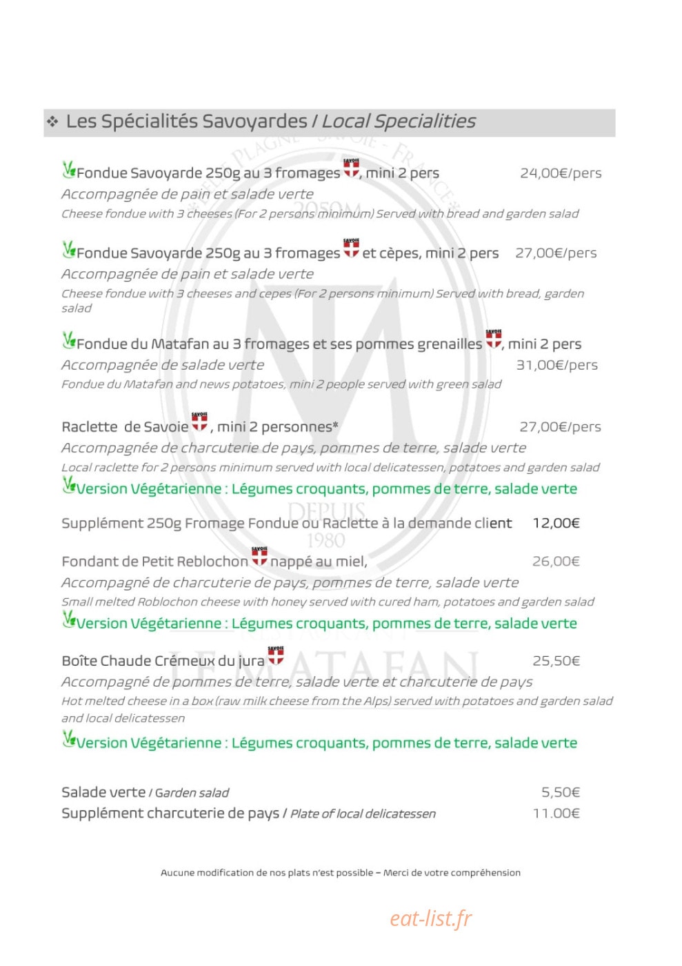 Le Matafan — carte page 11