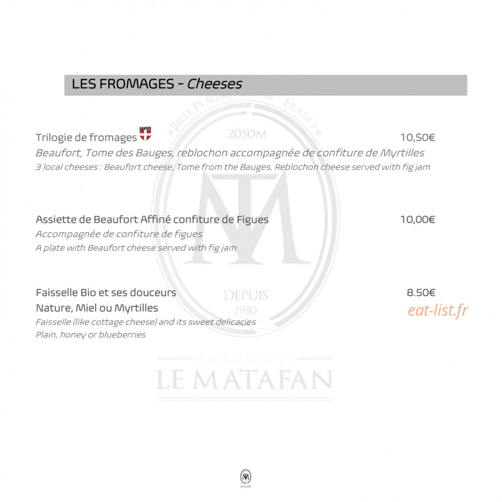 Le Matafan — carte page 13