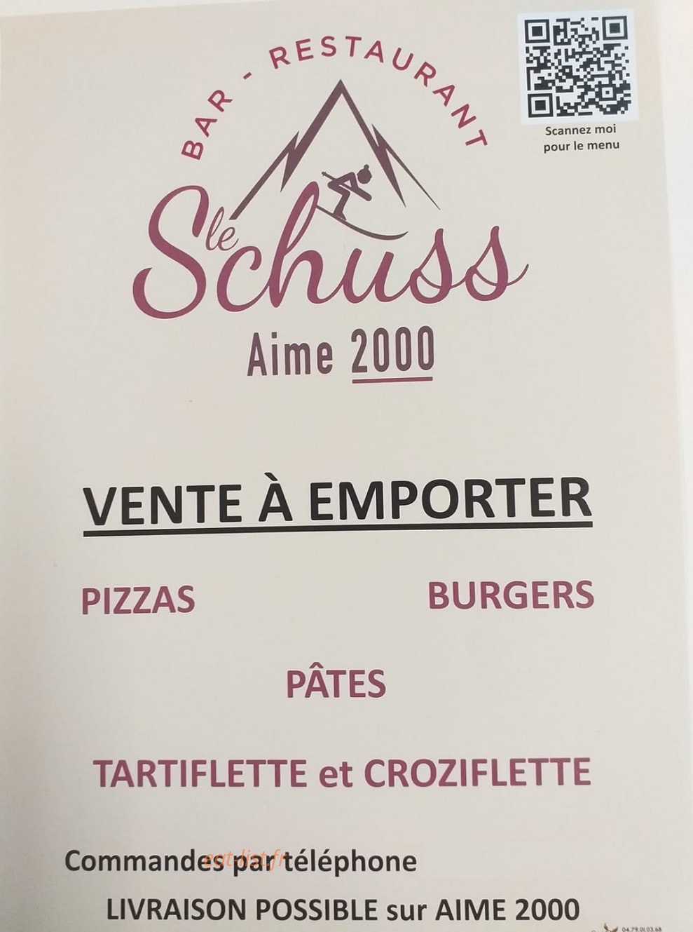 Le Schuss — carte page 1