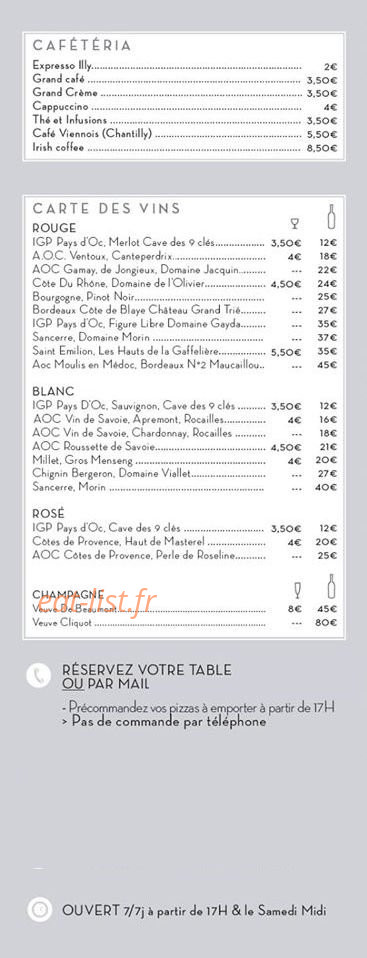 La Cantine — carte page 4