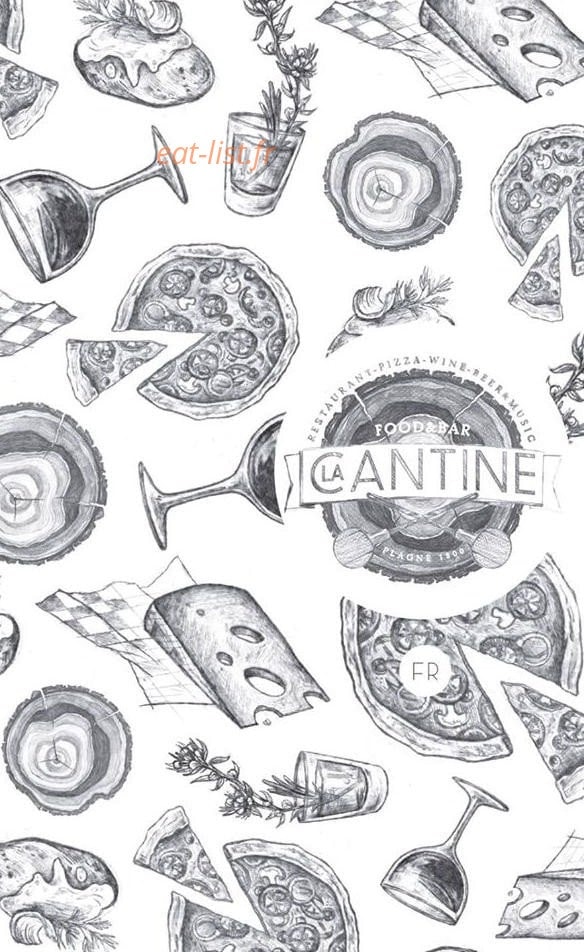 La Cantine — carte page 1