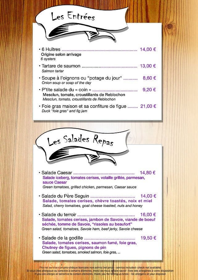 La Godille — carte page 2