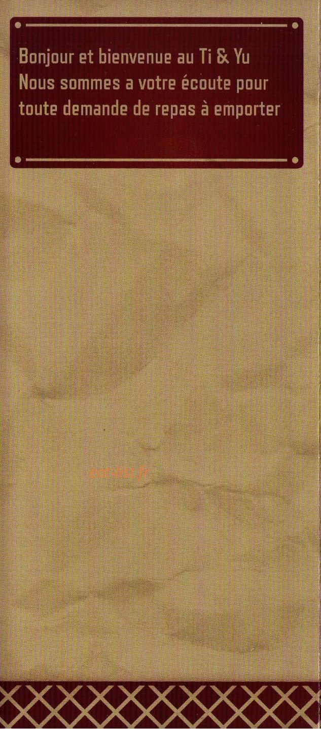 Le ti & yu — carte page 6